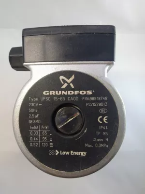 Насос циркуляционный Grundfos UPSO 15-65  120 W с пластиковой гидрогруппой  TUR 2-0022
